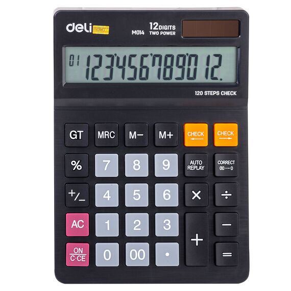 Calculator de birou cu 12 digits, DELI M01420 - Papet