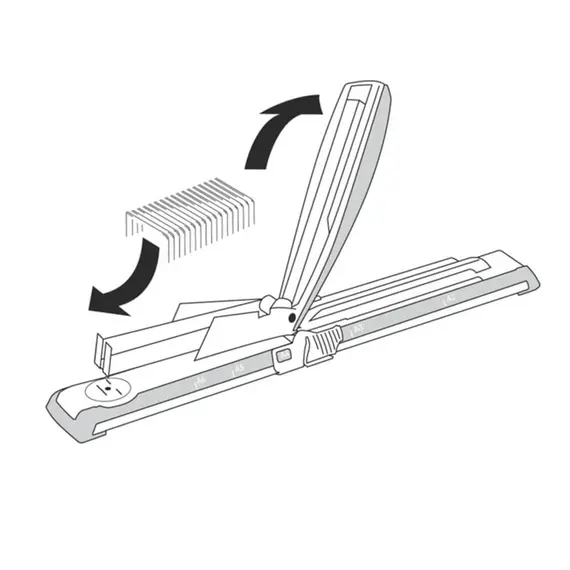 Capsator metalic cu brat lung, 40 coli, LEITZ NeXXt Series 5560 - 3Papet