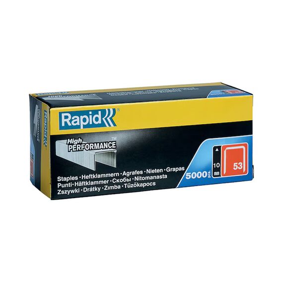 Capse 53/10, 5000 buc/cutie RAPID High Performance - Papet