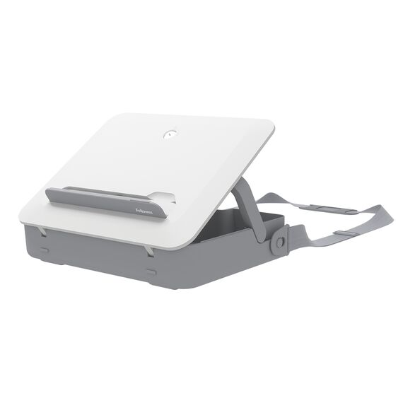 Geanta laptop cu suport ergonomic, FELLOWES Breyta, alba - 3Papet