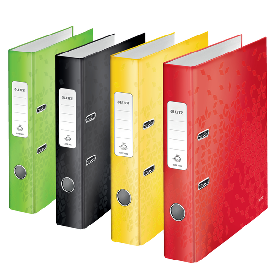 Biblioraft plastifiat 5.2 cm, deschidere 180 grade, LEITZ WOW, ALEGE CULOAREA: Rosu - Papet