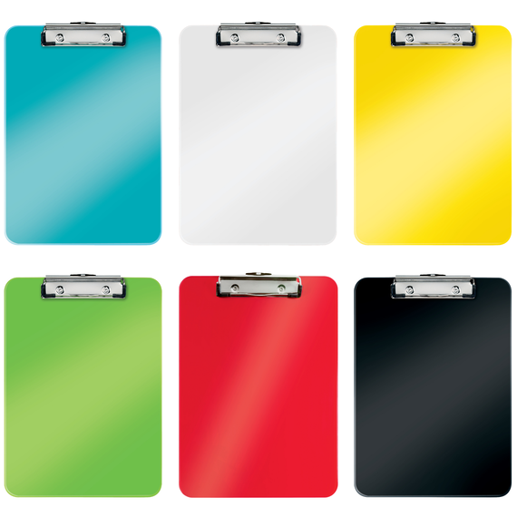Clipboard simplu plastifiat, A4, LEITZ WOW, ALEGE CULOAREA: Rosu - Papet