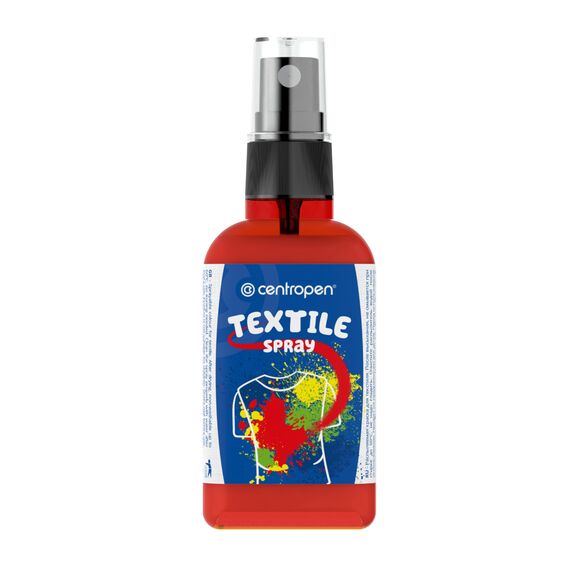 Spray cu vopsea textila, 110 ml, CENTROPEN, ALEGE CULOAREA: Rosu - 2Papet