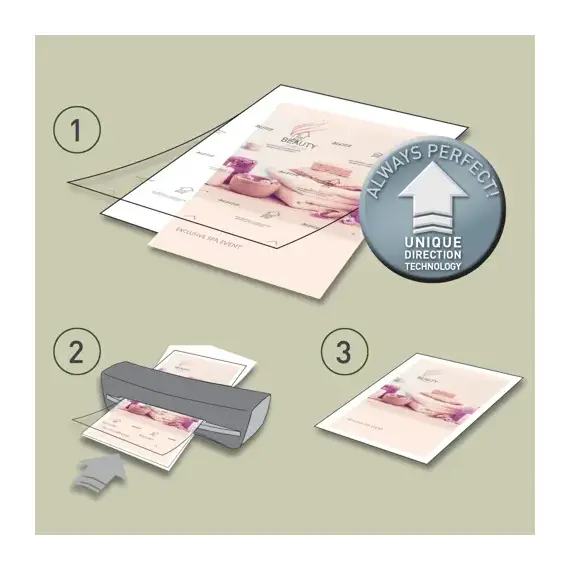 Folie laminare A4, 125 microni, 100 buc/top, LEITZ UDT - 3Papet
