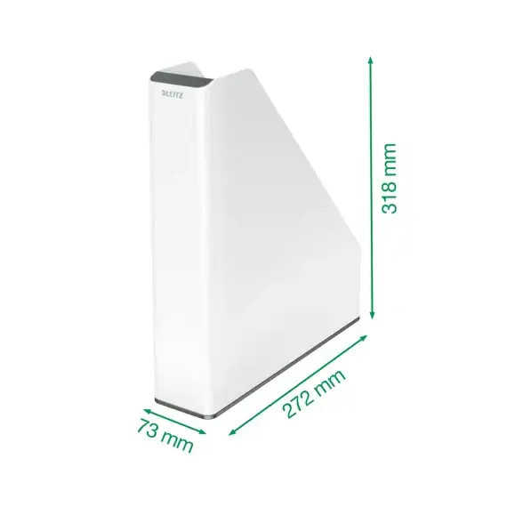 Suport vertical A4 din plastic, doua culori, LEITZ WOW, ALEGE CULOAREA: Albastru - 5Papet