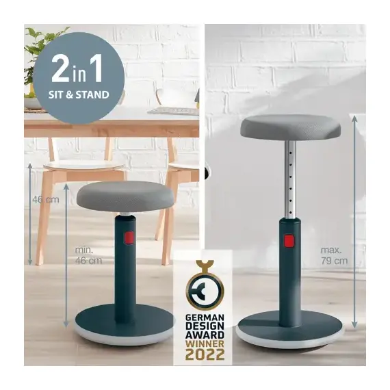 Scaun ergonomic, pozitie sezut/ in picioare, LEITZ Cosy - 6Papet