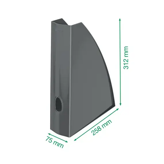 Suport vertical A4 din plastic, LEITZ WOW, ALEGE CULOAREA: Roz - 3Papet