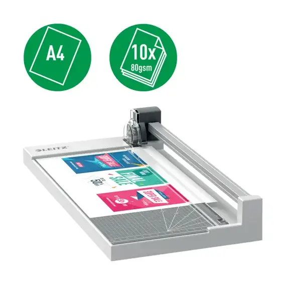 Ghilotina cu disc, A4 10 coli, LEITZ Home Office Precision - Papet