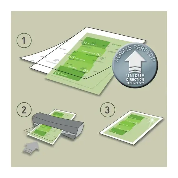 Folie laminare A5, 80 microni, 100 buc/top, LEITZ UDT - 2Papet