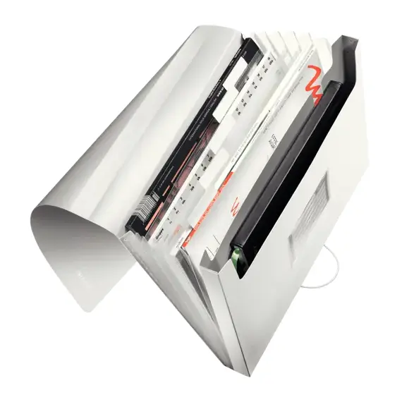 Mapa A4 extensibila cu 6 compartimente, LEITZ Style Proiect, ALEGE CULOAREA: Alb - 3Papet