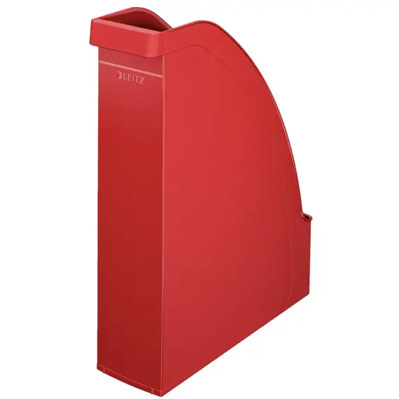 Suport vertical A4 din plastic, LEITZ Plus, ALEGE CULOAREA: Rosu - 3Papet