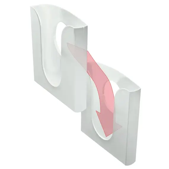 Suport cataloage transparent, 4 tavite si 1 suport, LEITZ Presenter - 2Papet