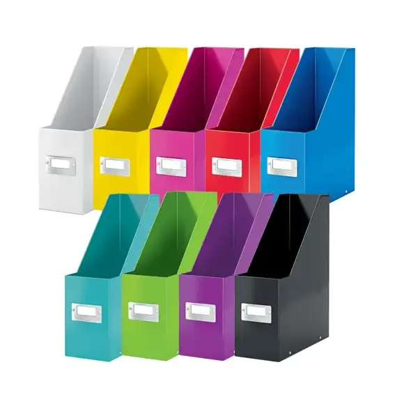 Suport vertical A4 din carton, LEITZ Click&Store, ALEGE CULOAREA: Verde - Papet