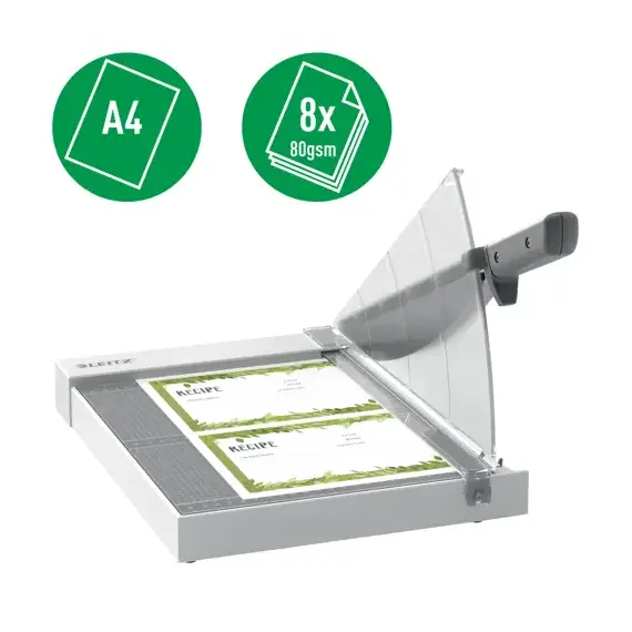 Ghilotina cu parghie, A4 8 coli, LEITZ Home Precision - Papet