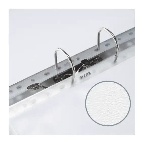 File protectie cu burduf 170 microni, 10 buc/set, A4, LEITZ Jumbo - 5Papet