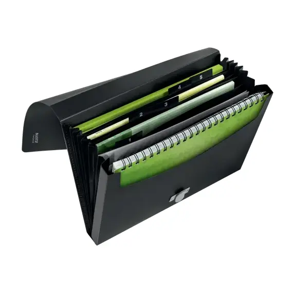 Mapa A4 extensibila cu 5 compartimente, LEITZ Proiect Recycle - 3Papet