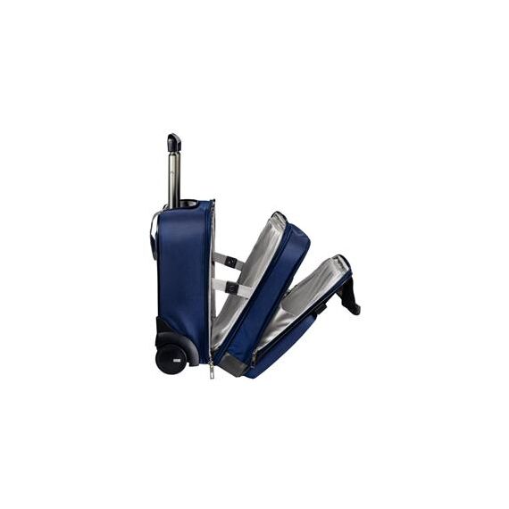 Geanta business cu rotile, Albastru-Violet, LEITZ Smart Traveller - 4Papet