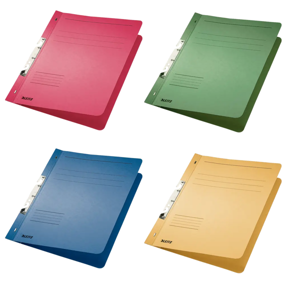 Dosar carton colorat pentru incopciat, coperta 1/1, LEITZ, ALEGE CULOAREA: Rosu - Papet