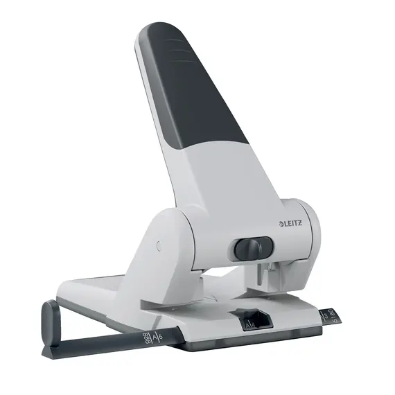 Perforator de mare capacitate LEITZ 5180, 65 coli, ALEGE CULOAREA: Gri - 2Papet