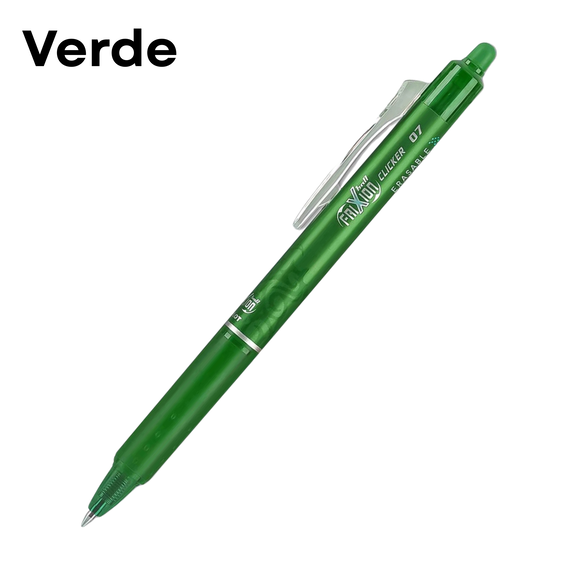Roller 0.7 mm PILOT FriXion Clicker, ALEGE CULOAREA: Verde - 2Papet