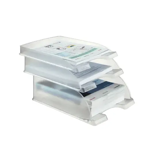 Tavita documente color, LEITZ Plus, ALEGE CULOAREA: Transparent - 3Papet