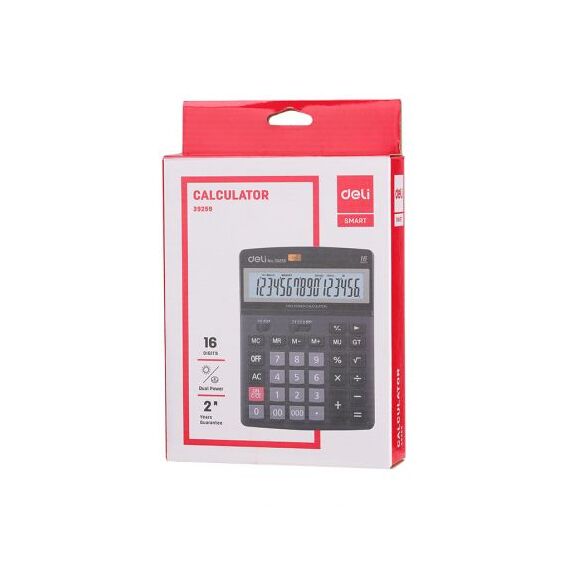 Calculator de birou cu 16 digits, DELI 39259 - 3Papet