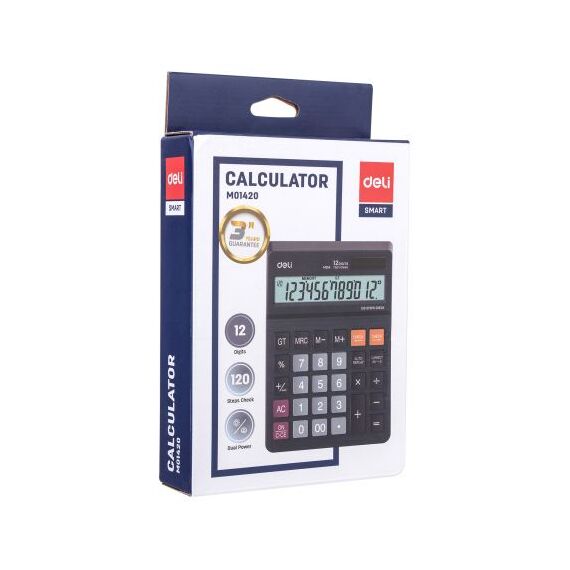 Calculator de birou cu 12 digits, DELI M01420 - 5Papet