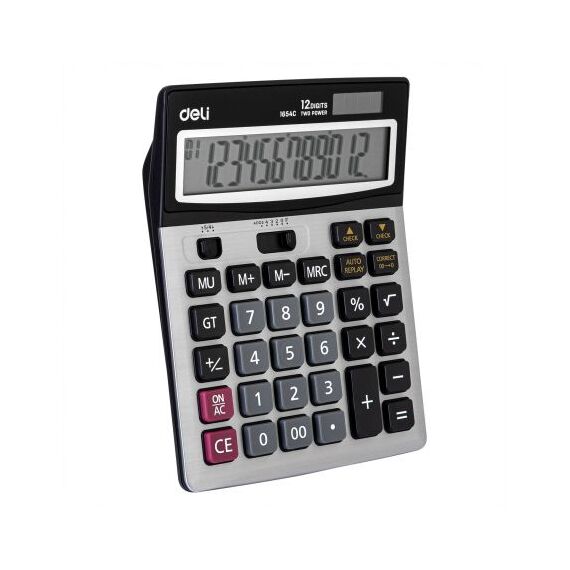 Calculator de birou cu 12 digits, DELI Metal 1654C - 2Papet