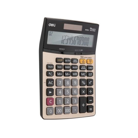 Calculator de birou cu 14 digits, DELI Metal 39264 - 2Papet