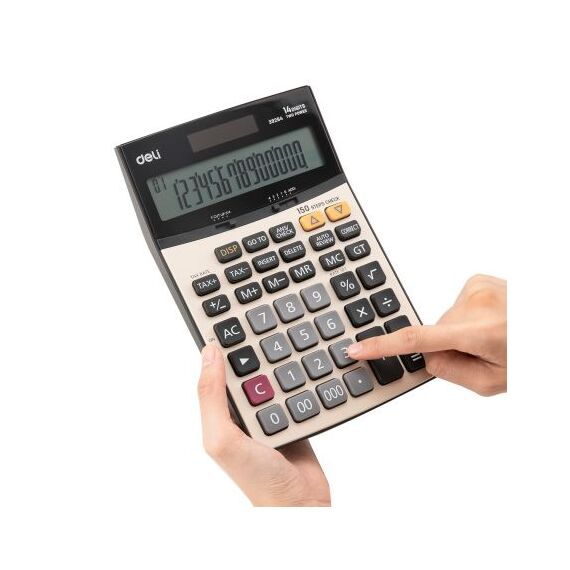 Calculator de birou cu 14 digits, DELI Metal 39264 - 4Papet