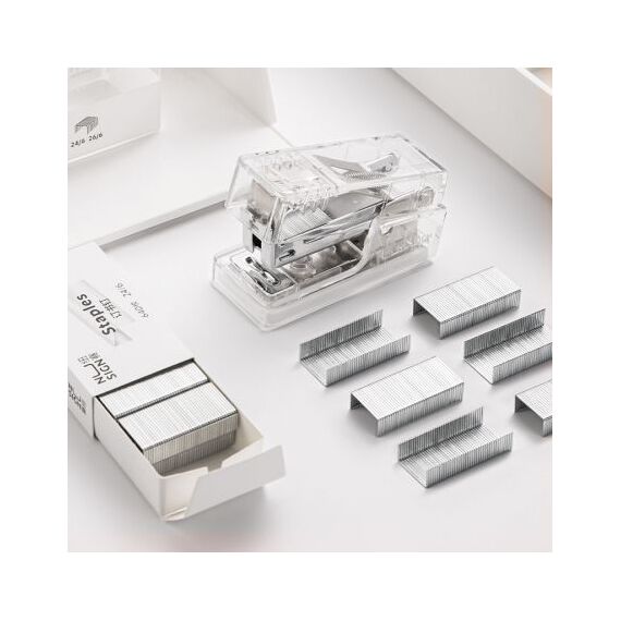 Minicapsator 12 coli, diverse culori, DELI Sign Transparent, ALEGE CULOAREA: Transparent - 5Papet