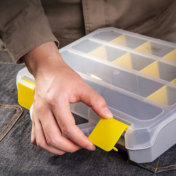 Cutie din plastic depozitare scule, medie 315 x 280 x 60 mm, DELI - 3Papet