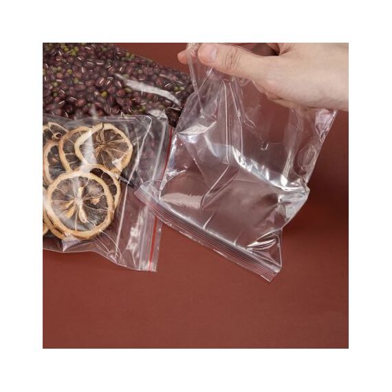 Pungi cu fermoar ziplock, 200 x 265 mm, DELI, 100 buc/set - 5Papet