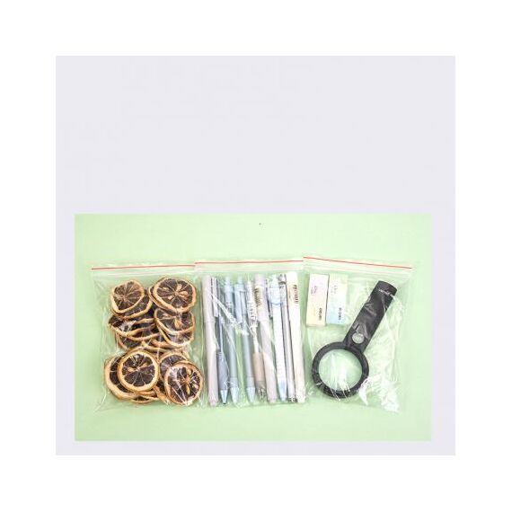 Pungi cu fermoar ziplock, 160 x 120 mm, DELI, 100 buc/set - 5Papet
