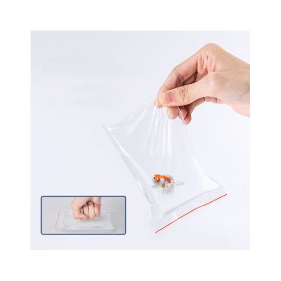 Pungi cu fermoar ziplock, 95 x 70 mm, DELI, 100 buc/set - 4Papet