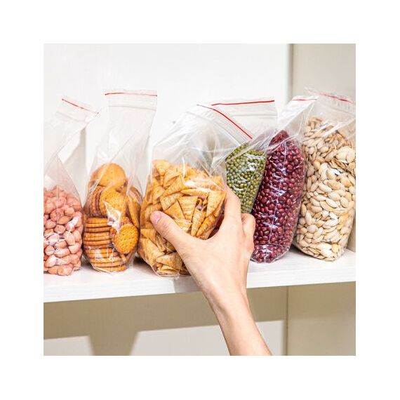 Pungi cu fermoar ziplock, 190 x 140 mm, DELI, 100 buc/set - 2Papet