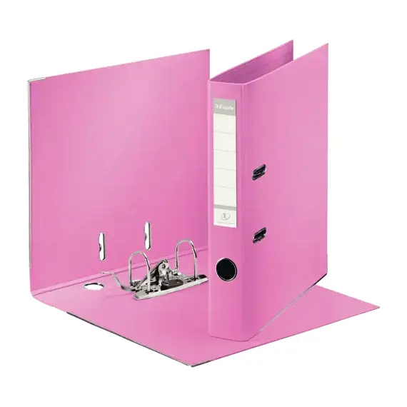 Biblioraft plastifiat interior-exterior, 5 cm ESSELTE Power Pastel, ALEGE CULOAREA: Solea Violet - 2Papet