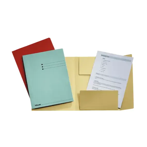 Dosar plic, carton colorat, ESSELTE, ALEGE CULOAREA: Portocaliu - 3Papet