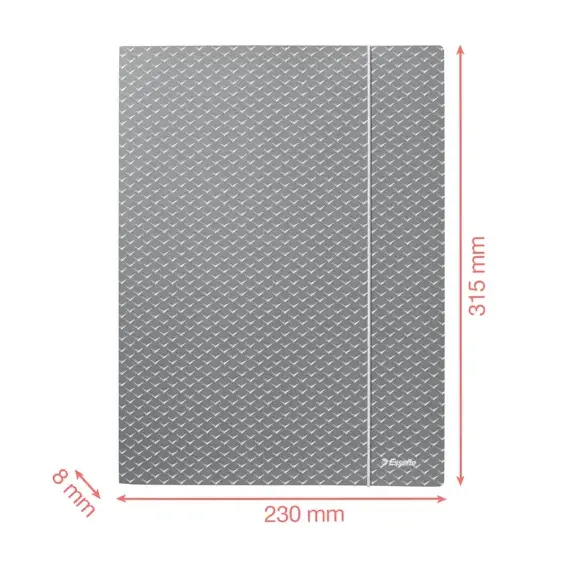 Mapa A4 din carton, cu elastic, ESSELTE Colour Breeze, ALEGE CULOAREA: Verde - 4Papet