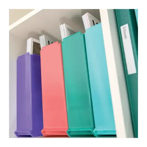 Suport vertical A4 din plastic, ESSELTE Colour Breeze, ALEGE CULOAREA: Albastru - 4Papet