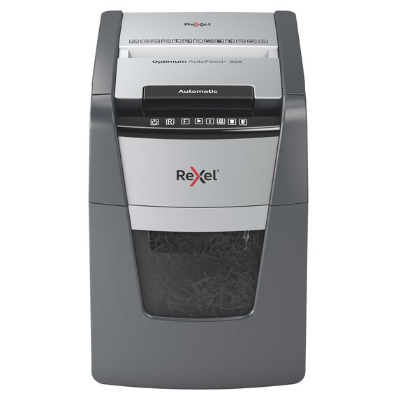 Distrugator documente 90 coli, Cross-Cut, REXEL Optimum 90X - 7Papet