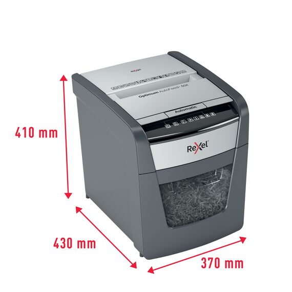 Distrugator documente 50 coli, Cross-Cut, REXEL Optimum 50X - 3Papet