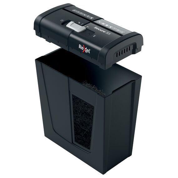Distrugator documente 5 coli, Strip-Cut, REXEL Secure S5 - 5Papet