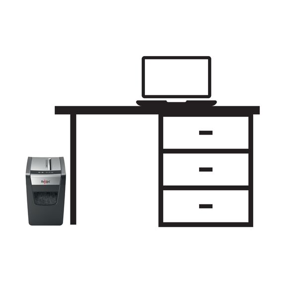 Distrugator documente 10 coli, Cross-Cut, REXEL Momentum X410-SL - 5Papet