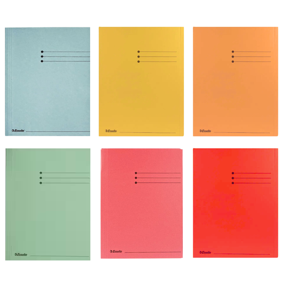 Dosar plic, carton colorat, ESSELTE, ALEGE CULOAREA: Albastru - Papet