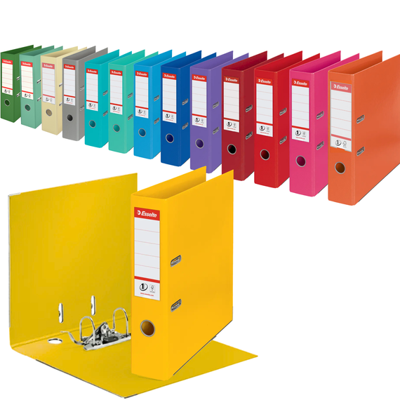 Biblioraft plastifiat interior-exterior, 7.5 cm ESSELTE Power, ALEGE CULOAREA: Magenta - Papet