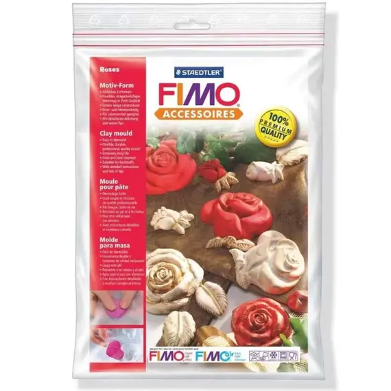 Matrita flexibila trandafiri, FIMO Accesories - Papet