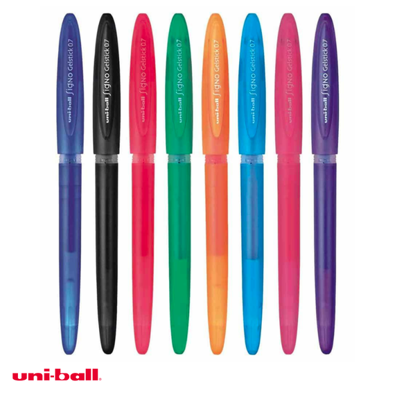 Pix cu gel fara mecanism 0.7 mm, UNI-BALL Signo GelStick UM-170, ALEGE CULOAREA: Portocaliu - Papet