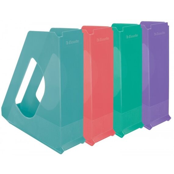 Suport vertical A4 din plastic, ESSELTE Colour Breeze, ALEGE CULOAREA: Verde - Papet