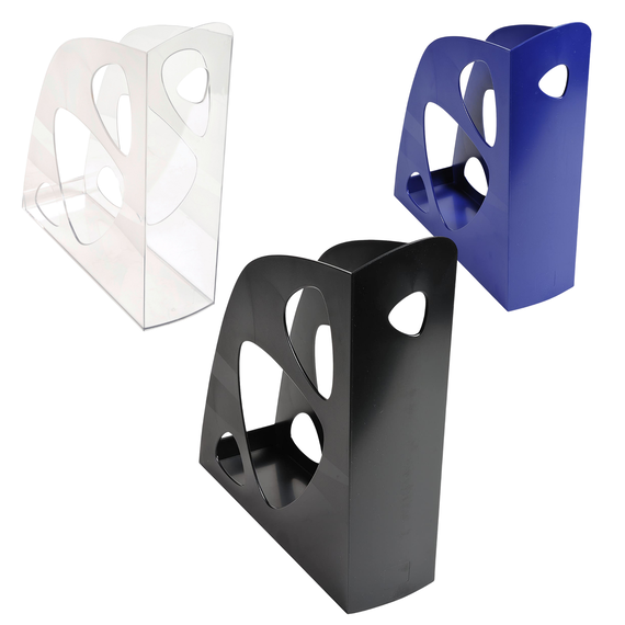 Suport vertical A4 din plastic, EXACOMPTA Eco, ALEGE CULOAREA: Transparent - Papet